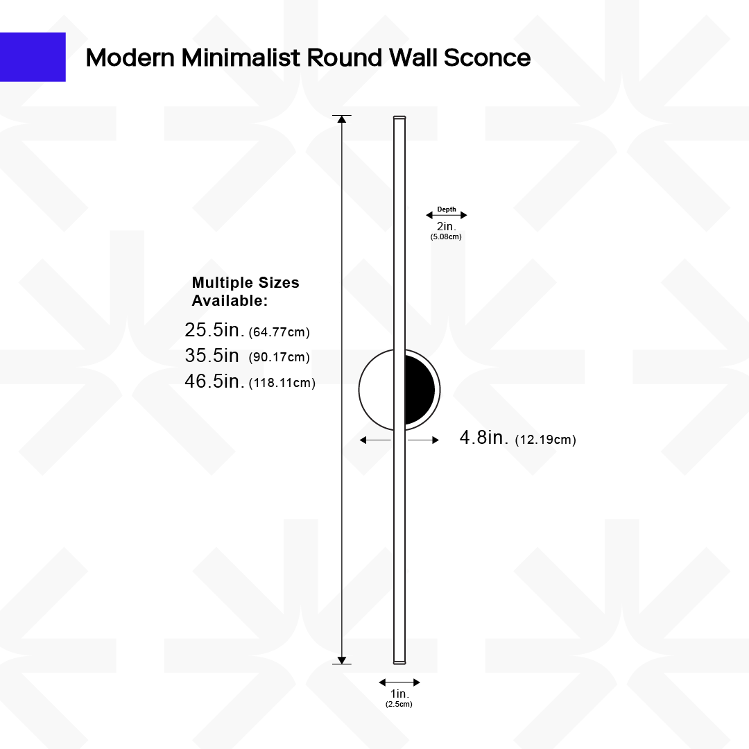 Moderne Ronde Wandlamp