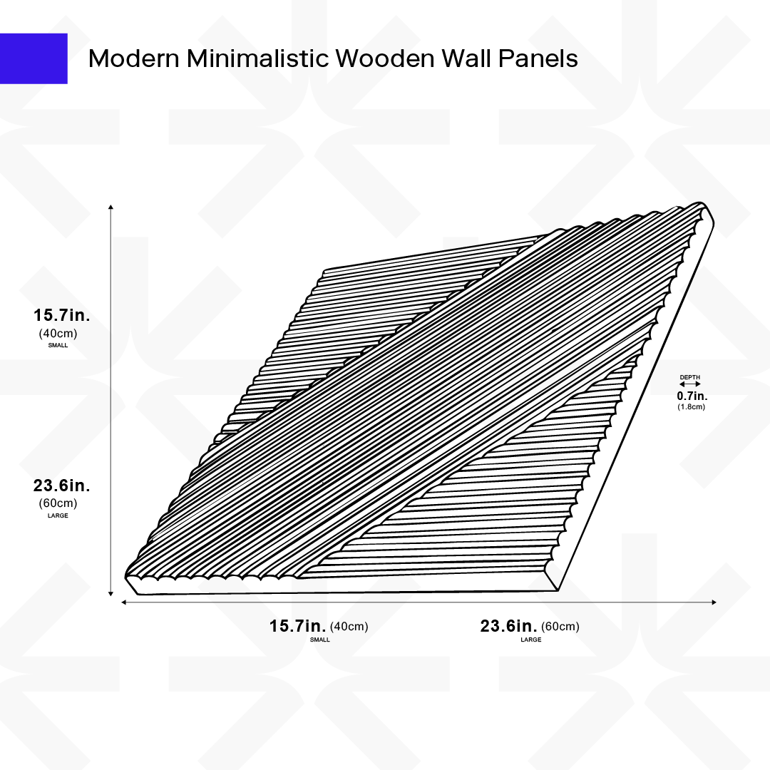 Moderne Massief Houten Paneel