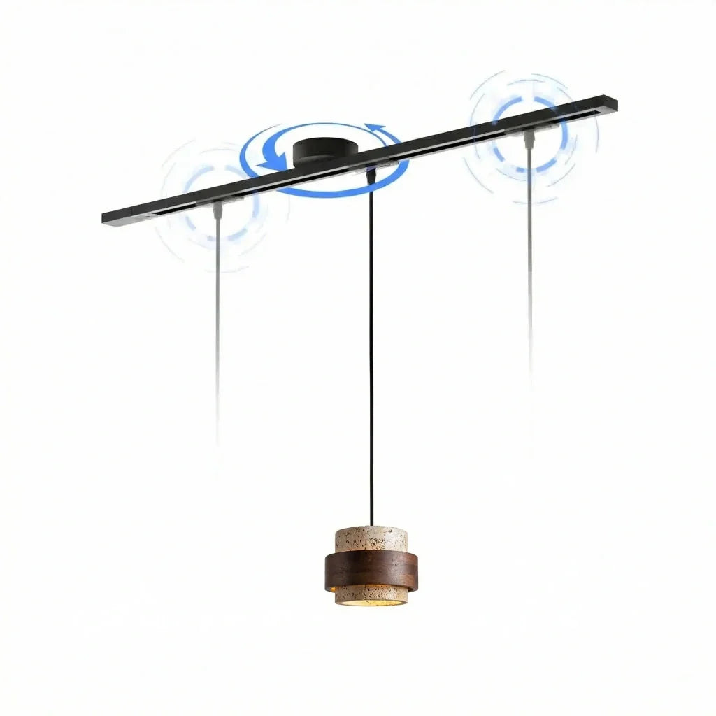 Morris Rotatable Movable Ceiling Rail voor Hanglamp