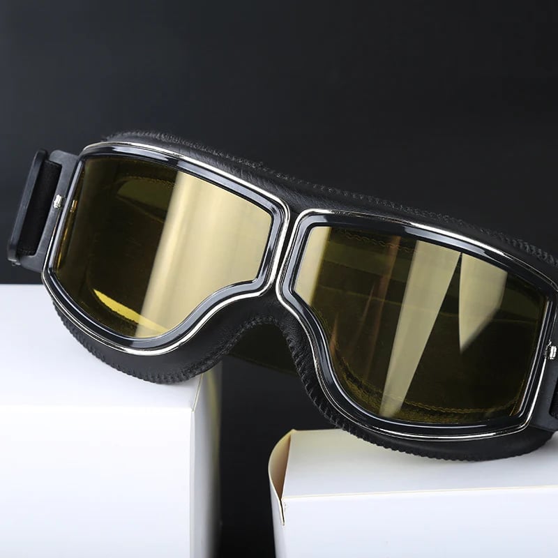 Motorbril | UV-bescherming | Schokbestendig & Verstelbaar | RetroGoggles