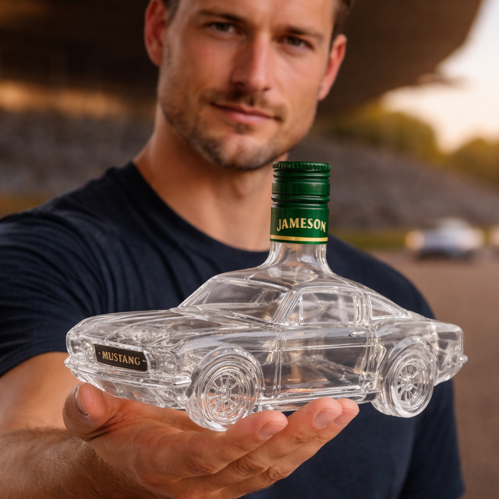 Mustang Whiskey Decanteerder | Mustang Design | Handgemaakt Glas