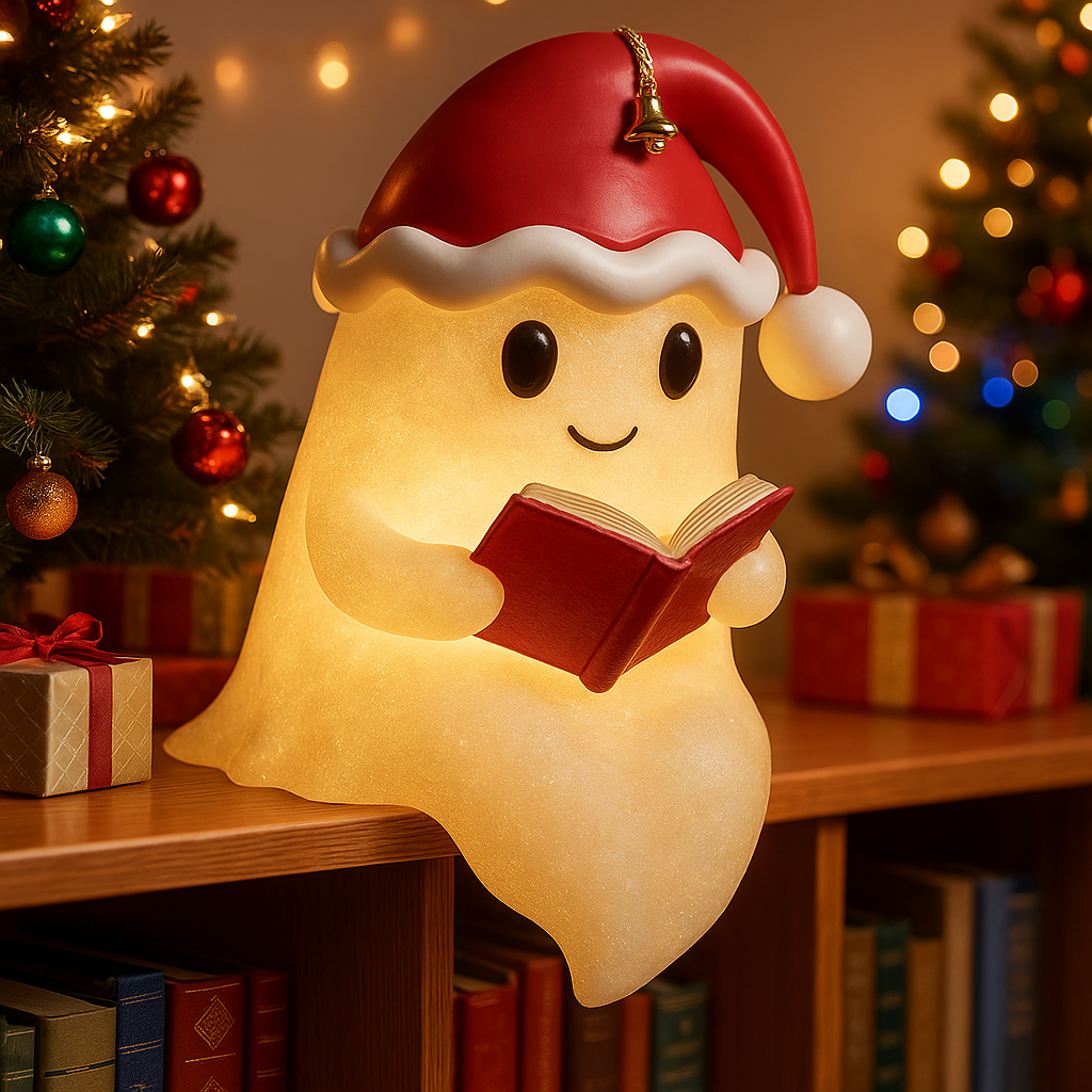 GhostGlow | Kerstgeest Warmlicht Decoratie voor Feestelijke Decoratie