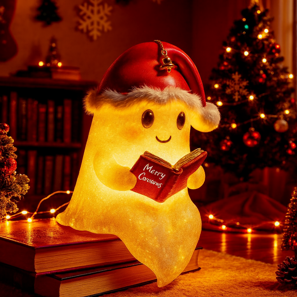GhostGlow | Kerstgeest Warmlicht Decoratie voor Feestelijke Decoratie