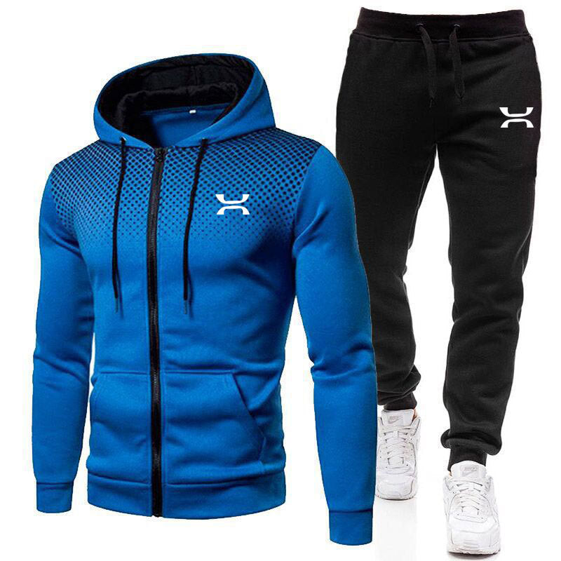 Heren Sportanzug met ademende hoodie en comfortabele joggingbroeken Heidi-Mode