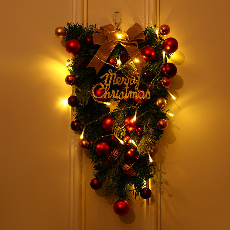 Feestelijke Kerstkrans – Decoratieve Kerstversiering voor Deur en Muur