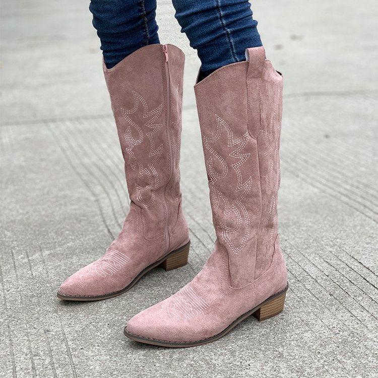WesternElegance Dameslaarzen – Modieuze Cowboylook met Comfortabele Pasvorm
