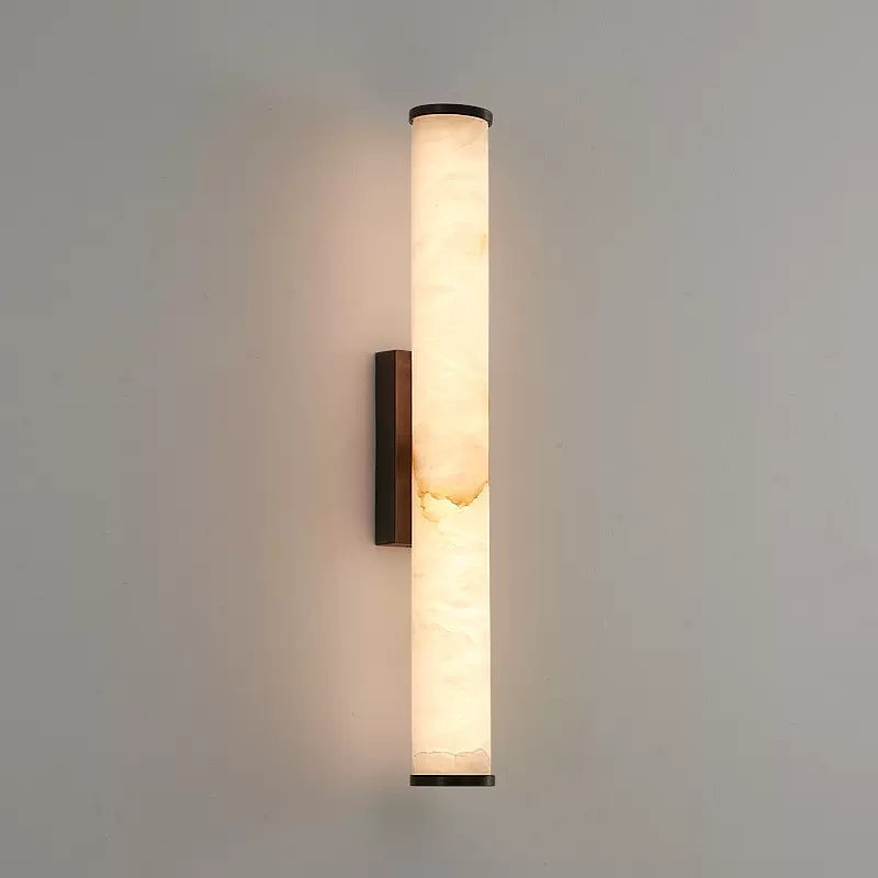 Moderne Minimalistische Spaanse Marmeren Koper Wandlamp LED 1-Licht