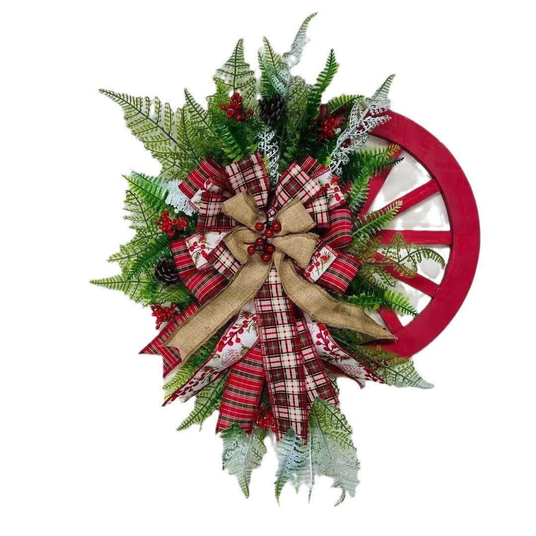 Rustieke Kerstkrans – Landelijke Kerstdecoratie voor Deur en Muur