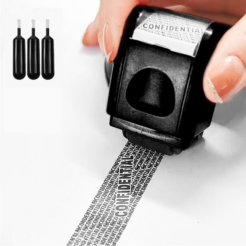 Privacy Bescherming Roller Stempel