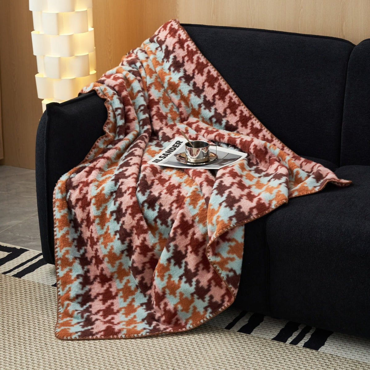 Zachte Fleece Plaid Deken – Warme en Decoratieve Bankdeken