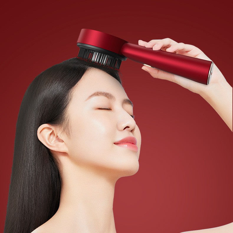 Scalp Massager Brush met Roodlichttherapie voor Haargroei en Gezondheid van de Huid - Ergonomisch Ontwerp voor Alle Haartypes