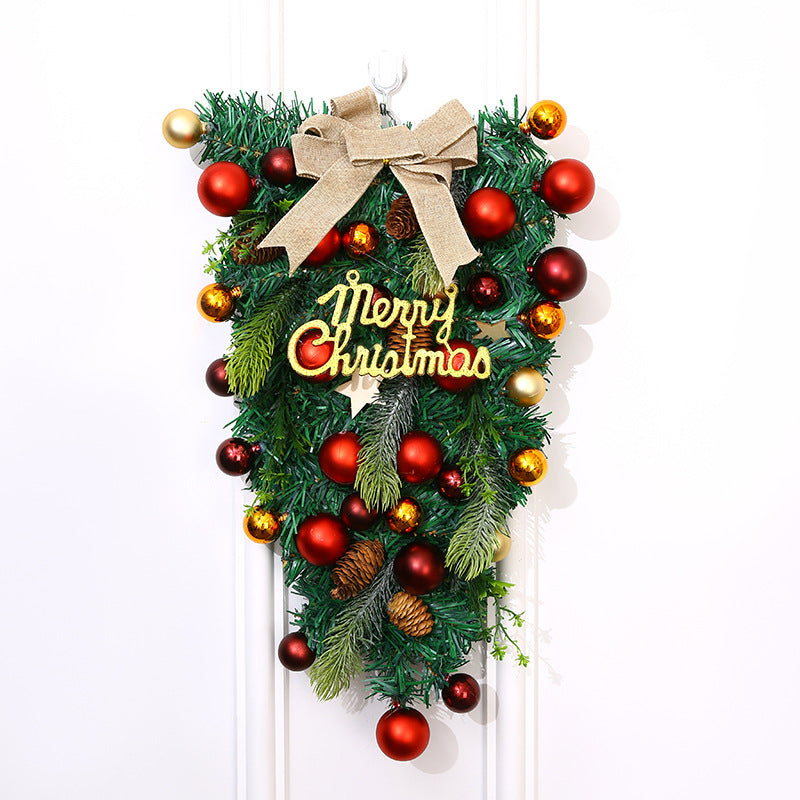 Feestelijke Kerstkrans – Decoratieve Kerstversiering voor Deur en Muur