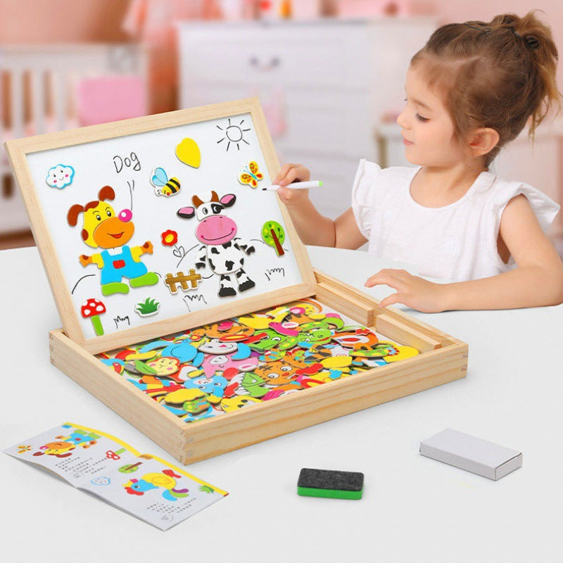 Montessori 2-in-1 Tekenbord voor Kinderen