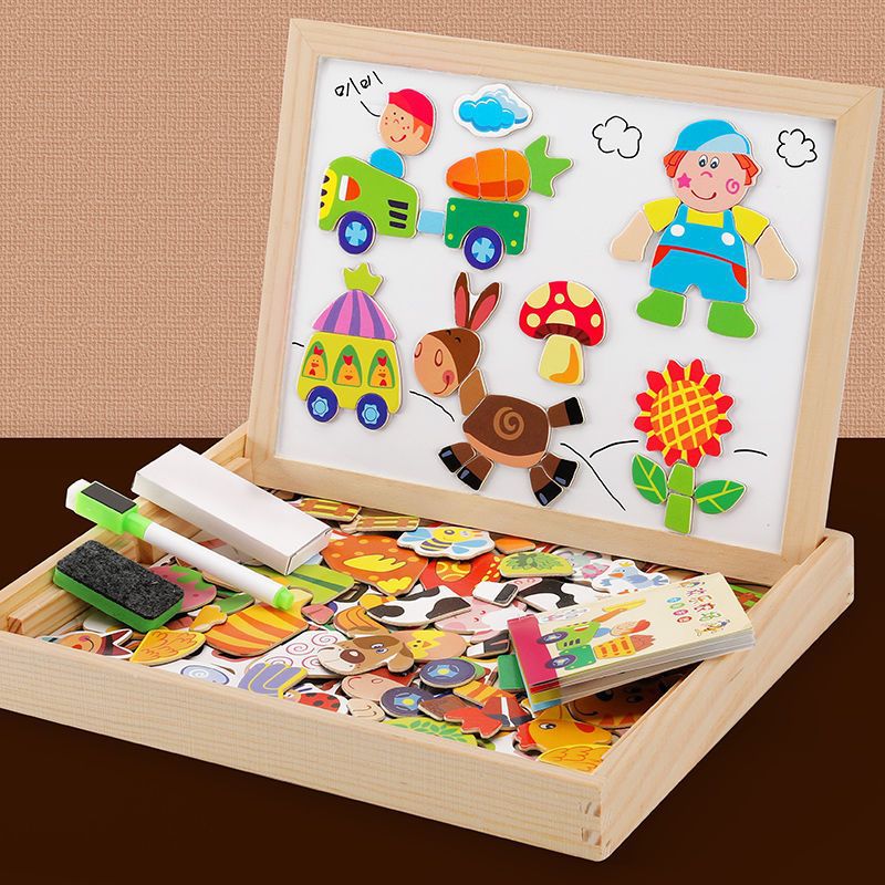Montessori 2-in-1 Tekenbord voor Kinderen