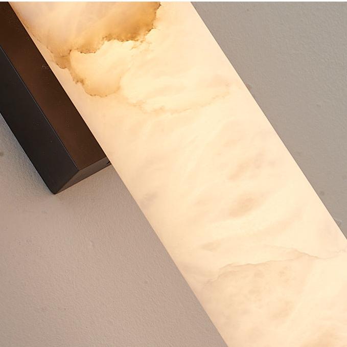 Moderne Minimalistische Spaanse Marmeren Koper Wandlamp LED 1-Licht