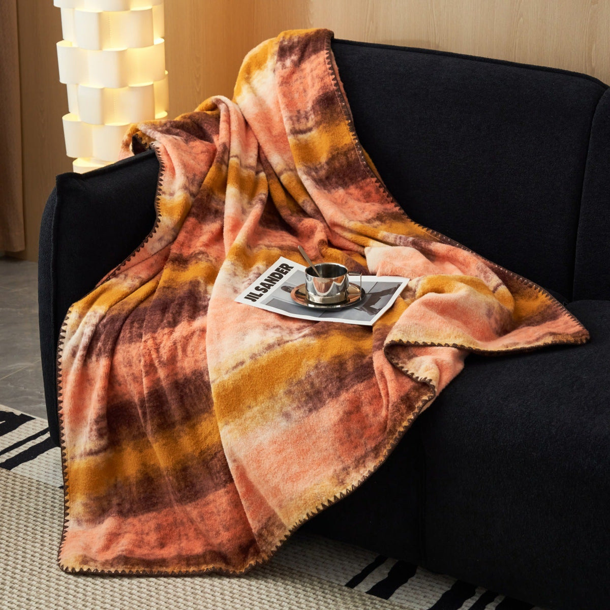 Zachte Fleece Plaid Deken – Warme en Decoratieve Bankdeken