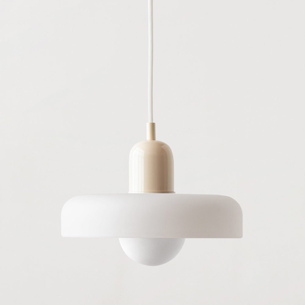 Bauhaus Gekleurde Glazen Hanglamp voor Moderne Interieurs