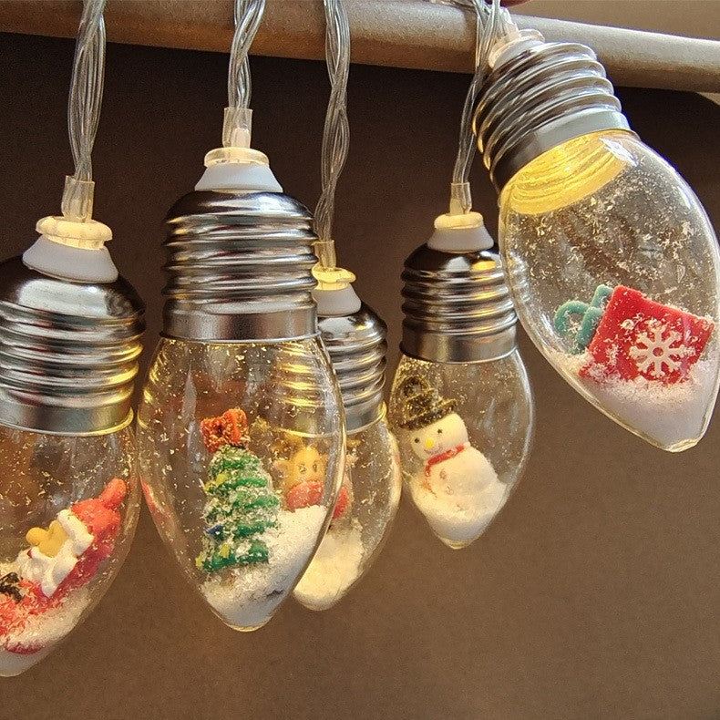 LED Kerstverlichting met Kerstfiguren – Decoratieve Lichtslinger voor de Kerstboom