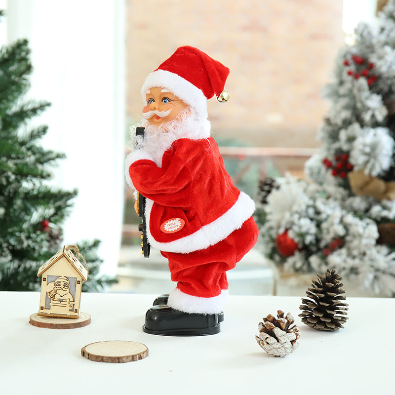 Christmas Wankelende Kerstman met Blote Billen – Grappige Kerstdecoratie