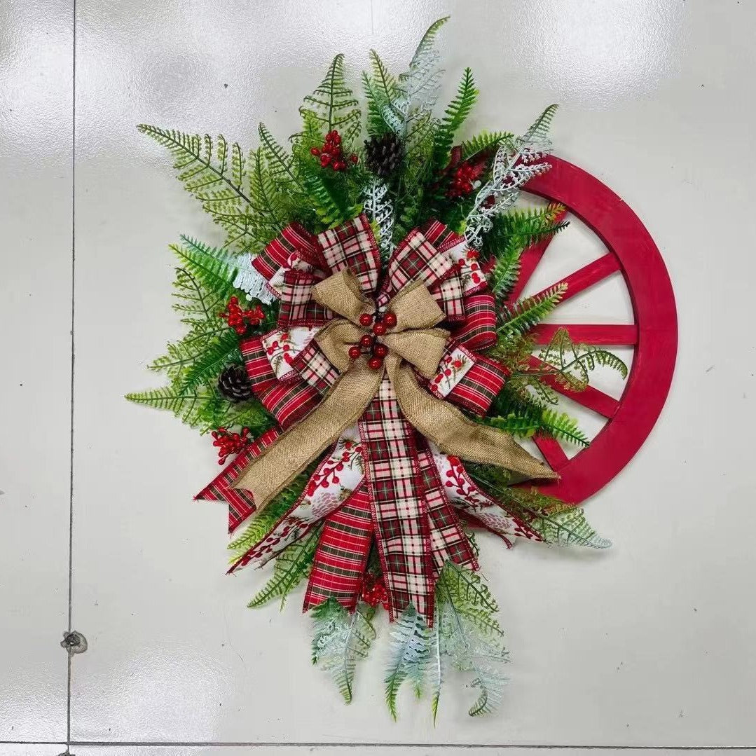 Rustieke Kerstkrans – Landelijke Kerstdecoratie voor Deur en Muur