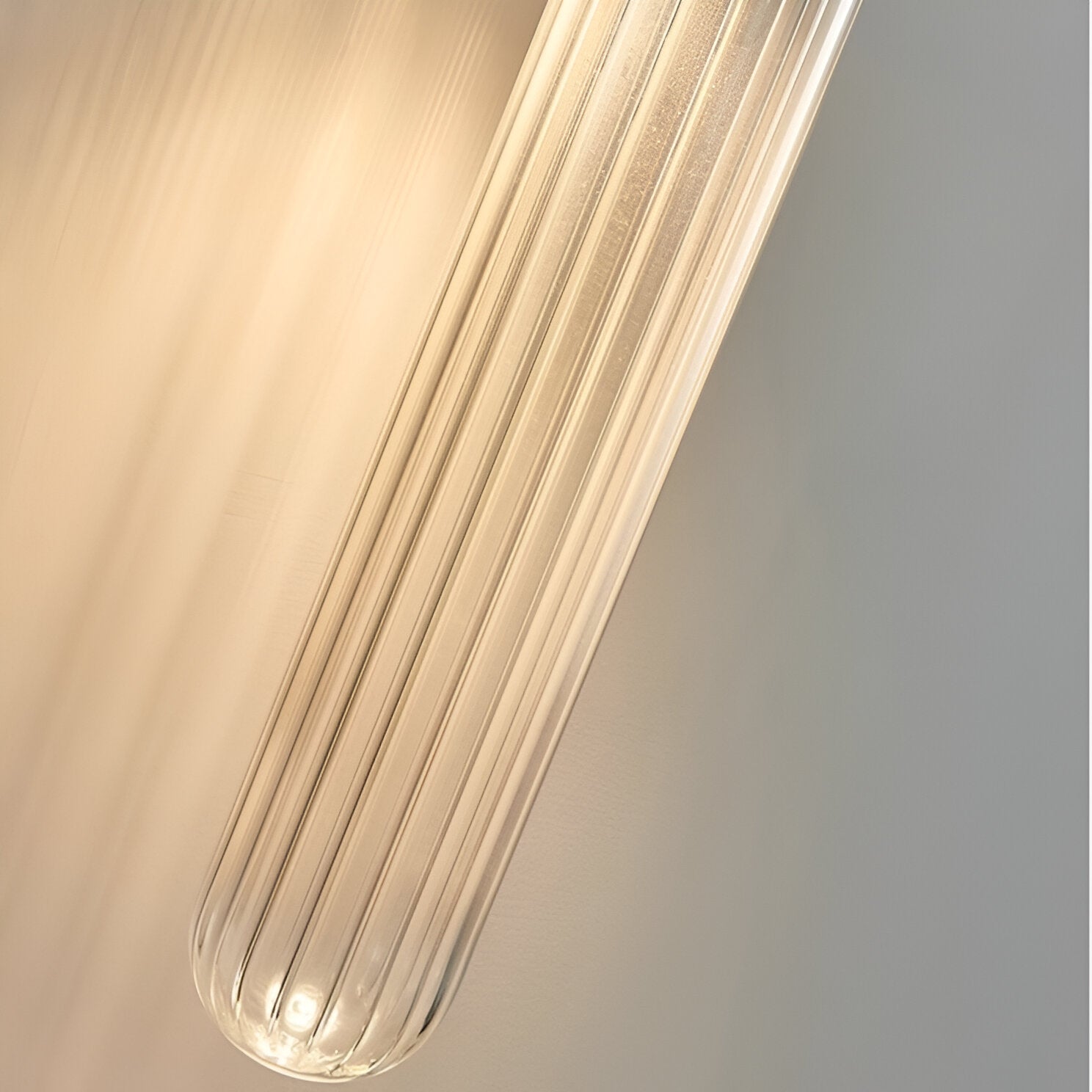 Nordic Water-Ripple Glas Messing Wandlamp LED 1-Licht