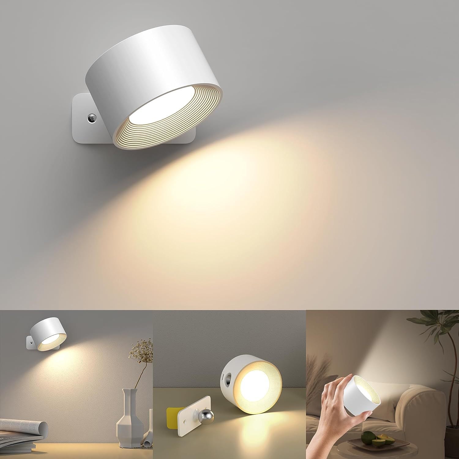 LED 360° Wandlamp