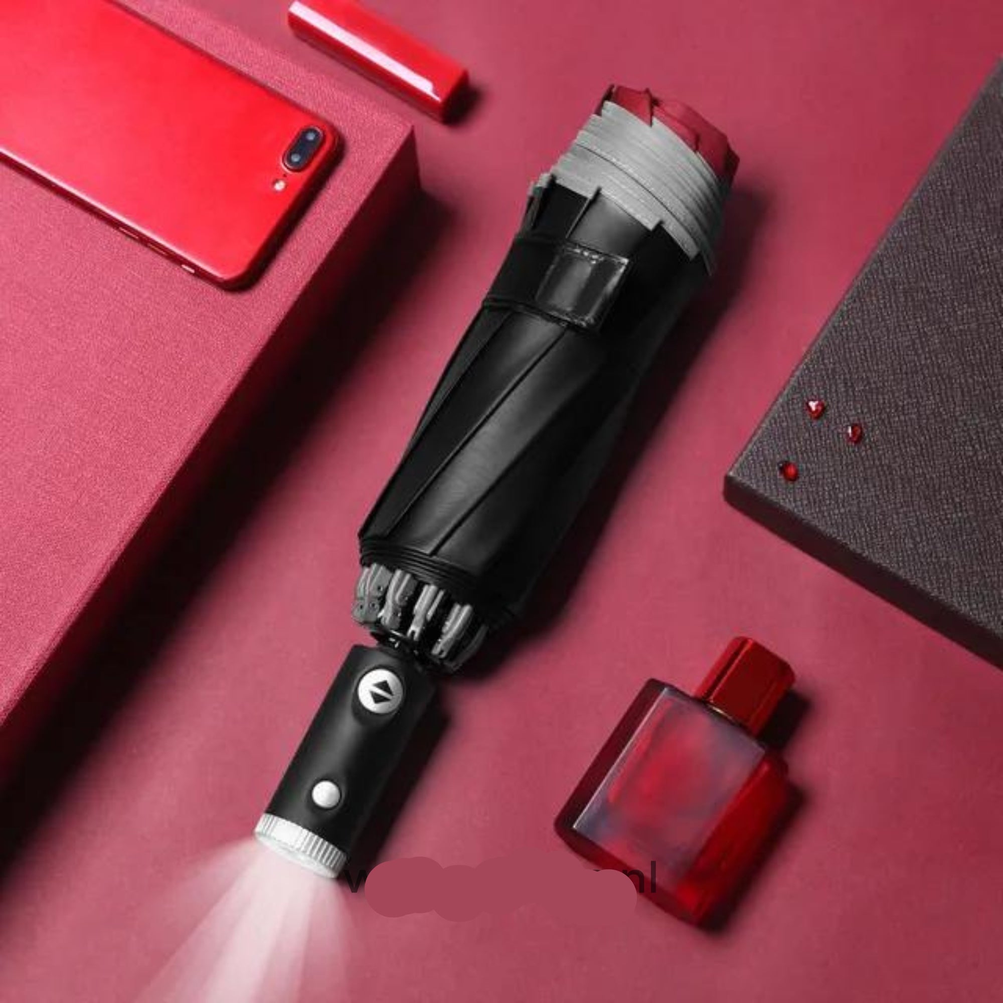 Éclat | Automatische winddichte paraplu | Reflecterende rand | Elegante design