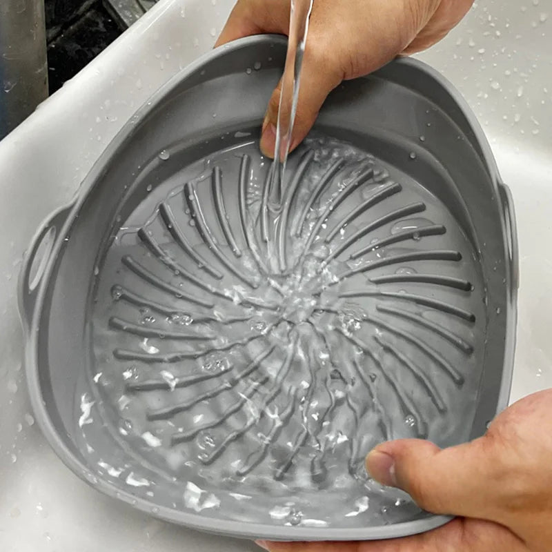 Siliconen Grillpan | Houdt de Airfryer en Oven voorgoed schoon