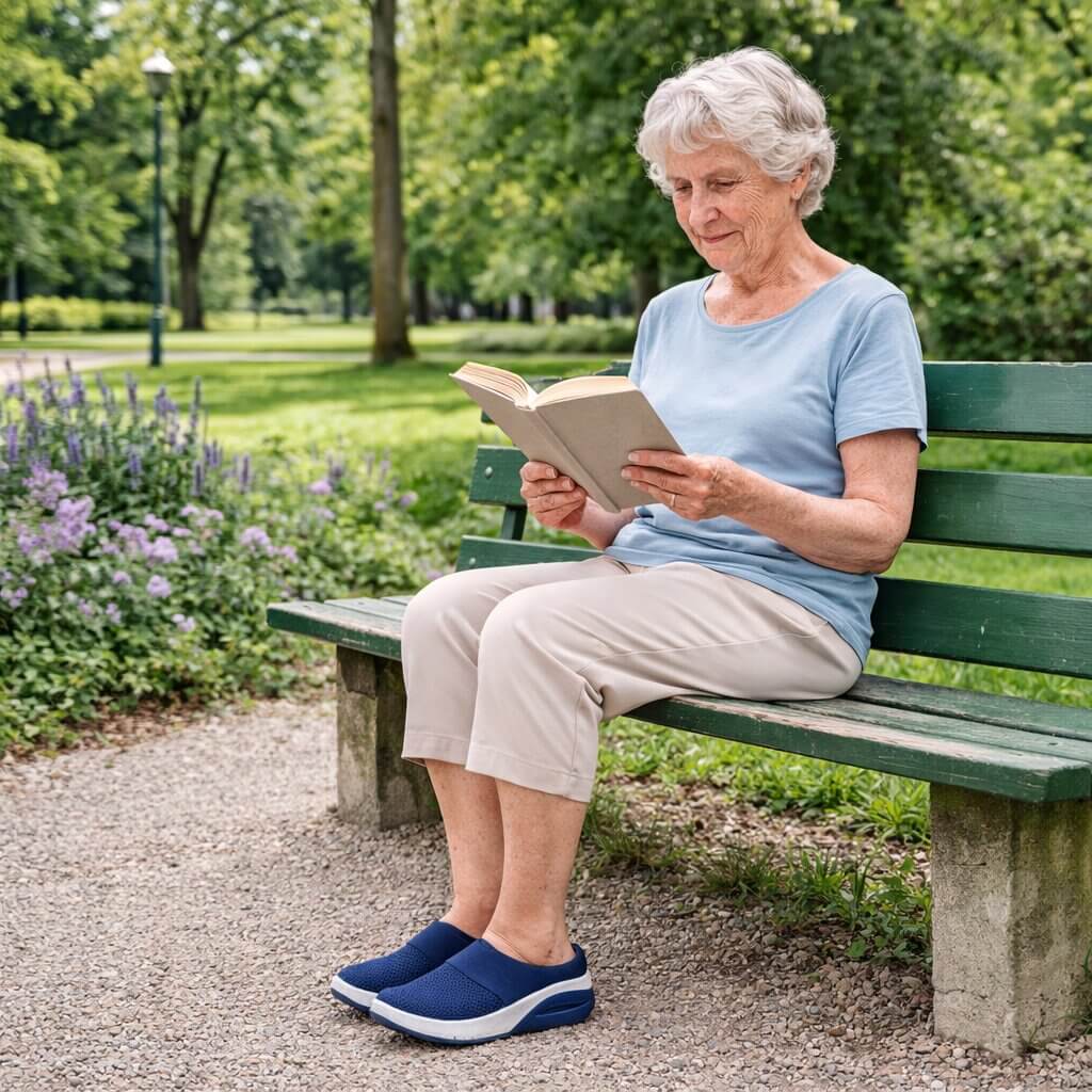 Orthopedische Huisschoenen | Eenvoudig instappen | Ademend Mesh | HomeStep