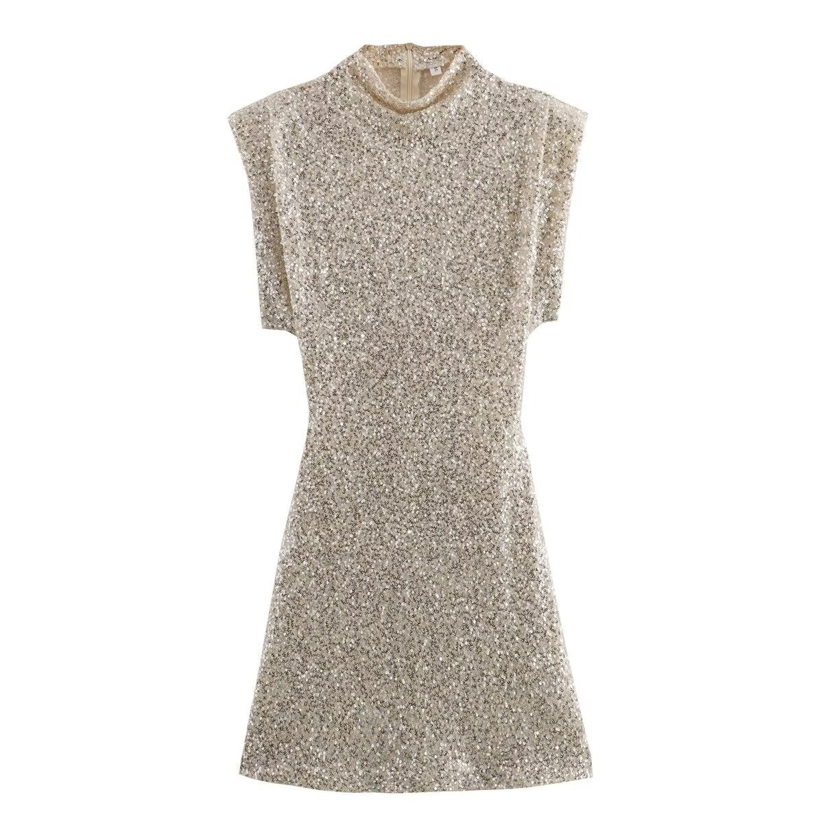 Vrouwen Paillettenjurk | Mini