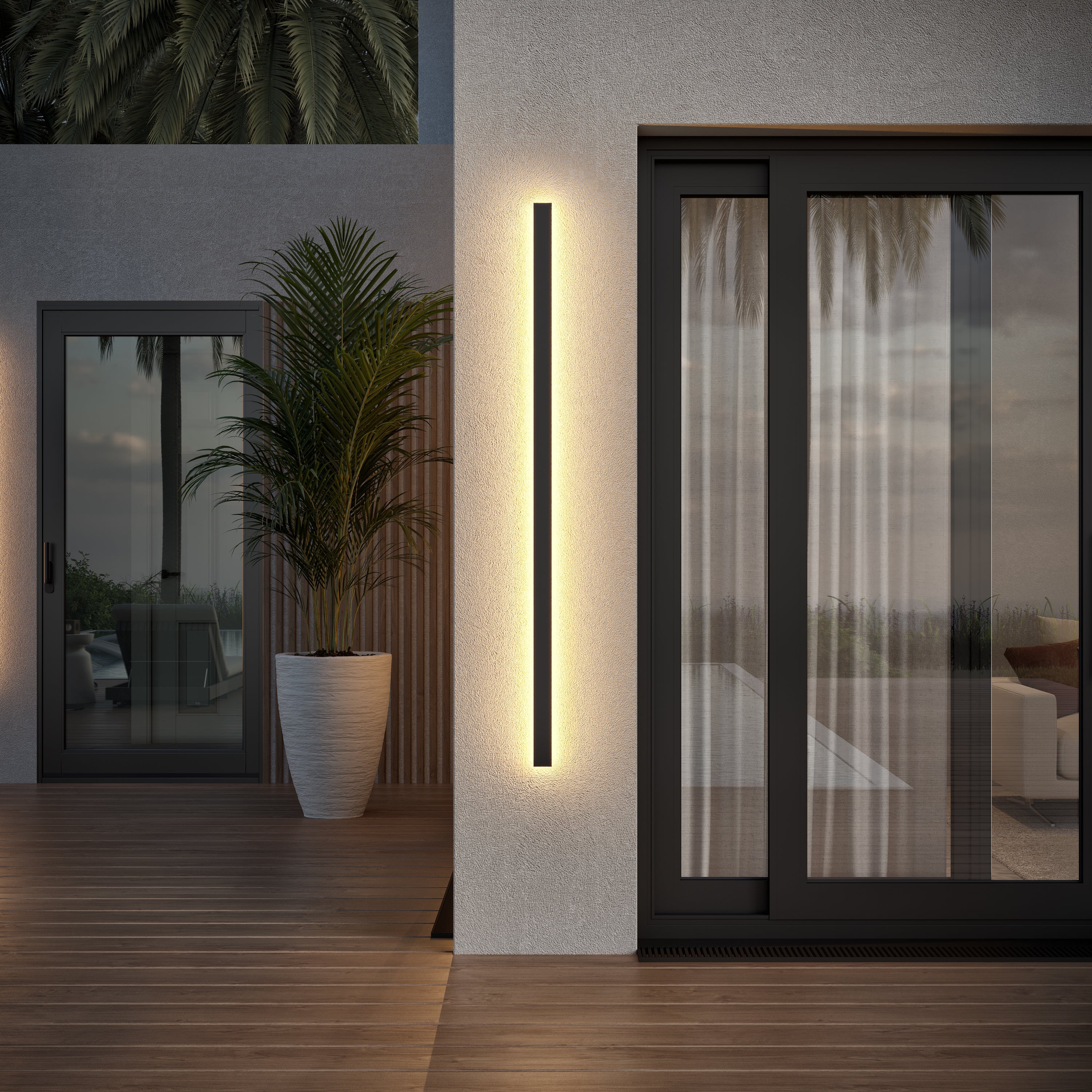 Svelte Buiten Linear Lamp