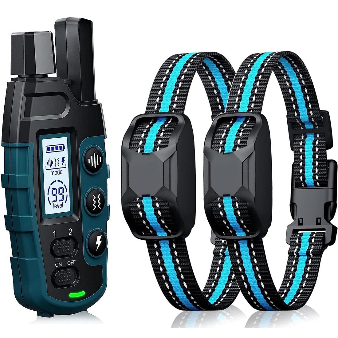 Premium 1000m Honden Trainingshalsband met Afstandsbediening - Waterdicht, Oplaadbare E-halsband voor alle honden groottes