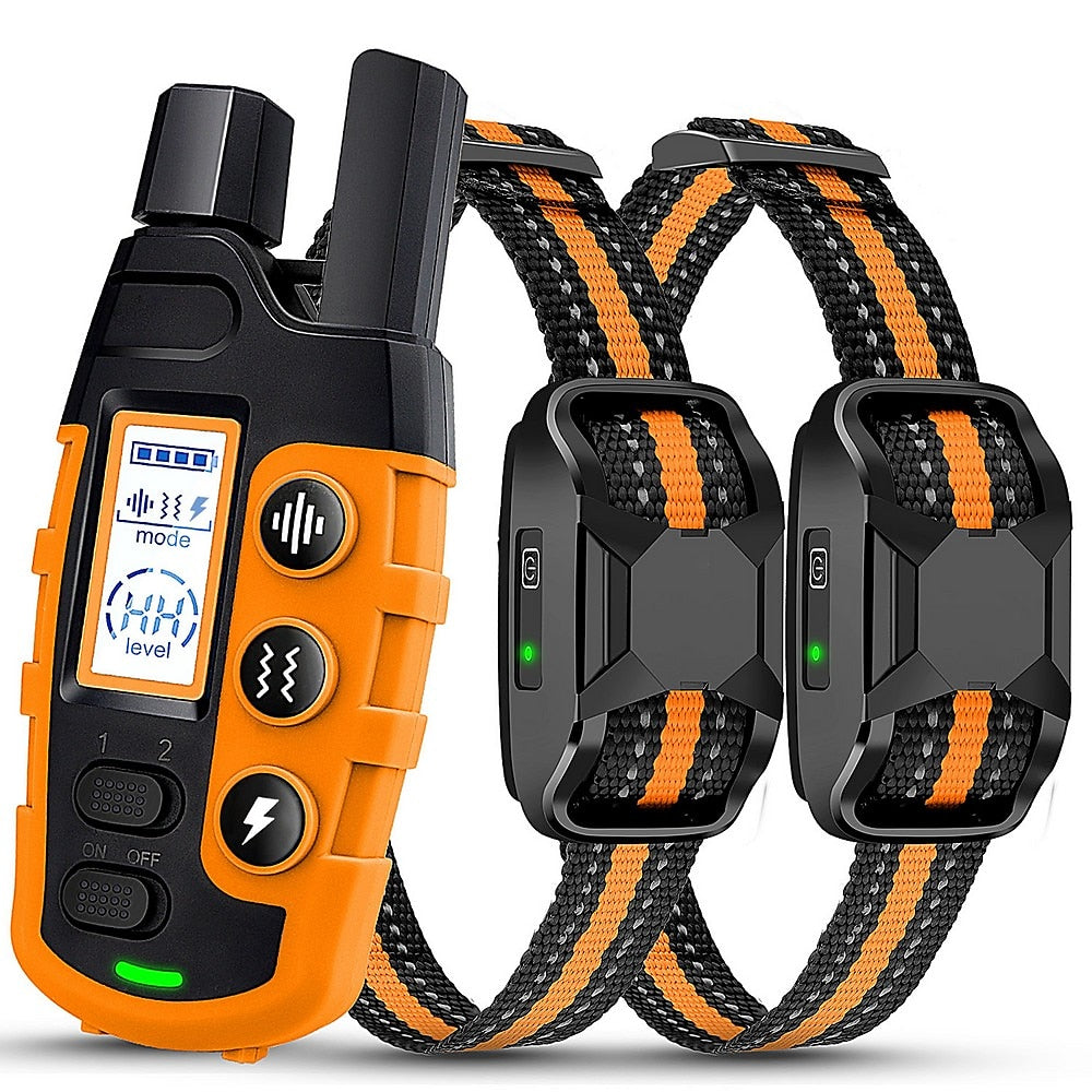 Premium 1000m Honden Trainingshalsband met Afstandsbediening - Waterdicht, Oplaadbare E-halsband voor alle honden groottes