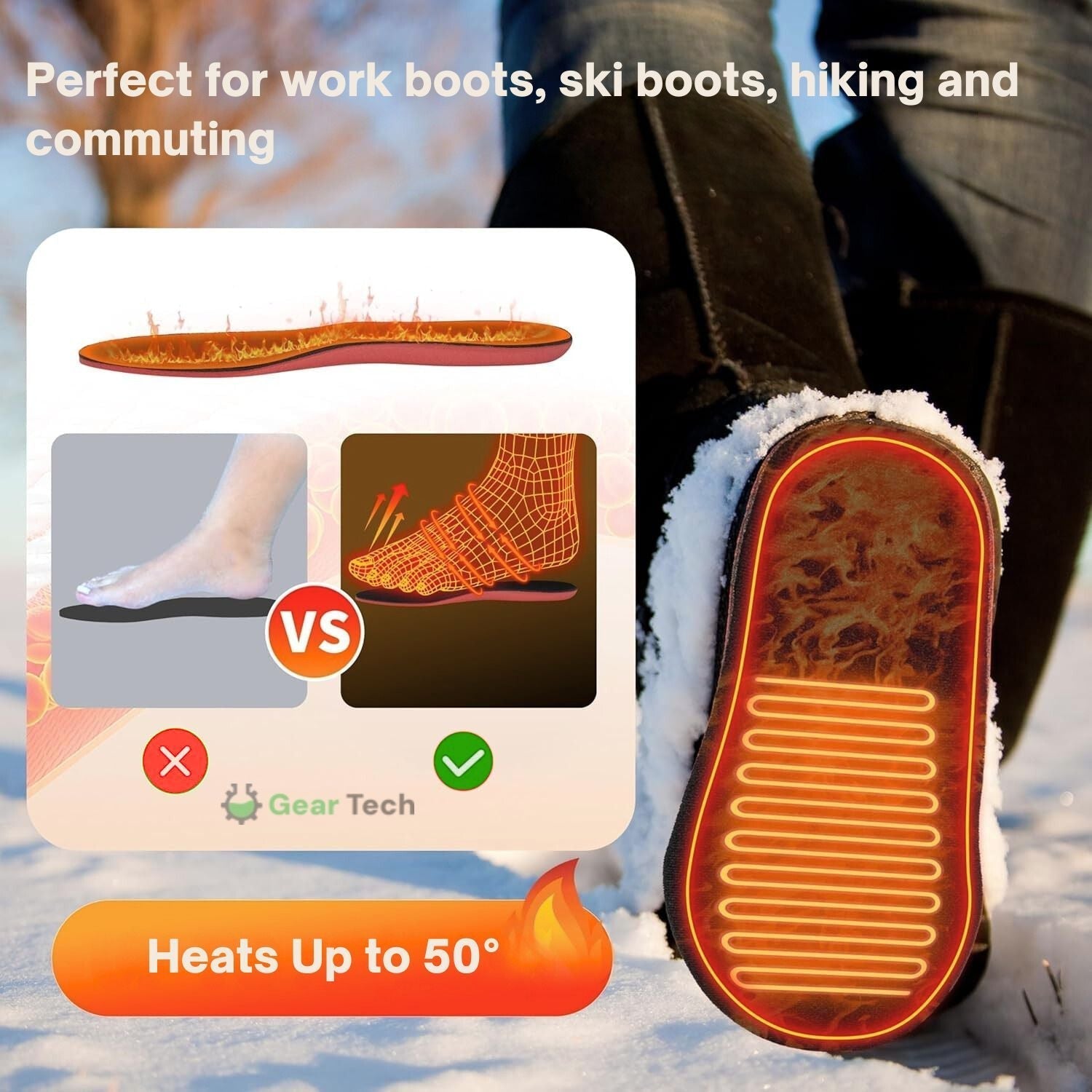 Heizsohlen UK – Beste thermische inlegzolen voor laarzen, werkschoenen en dagelijks wintercomfort