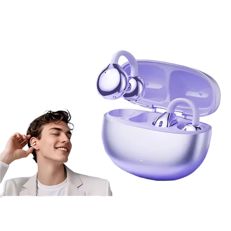 LuxoSound Bluetooth-Koptelefoon met Oorclip | Draadloos Comfort en Uitstekende Geluidskwaliteit voor Onderweg