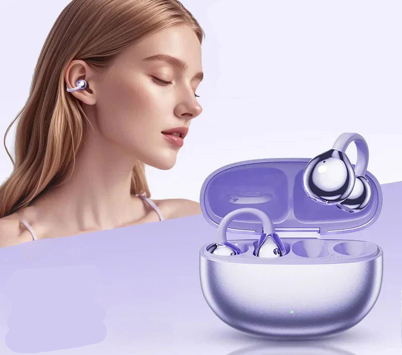 LuxoSound Bluetooth-Koptelefoon met Oorclip | Draadloos Comfort en Uitstekende Geluidskwaliteit voor Onderweg