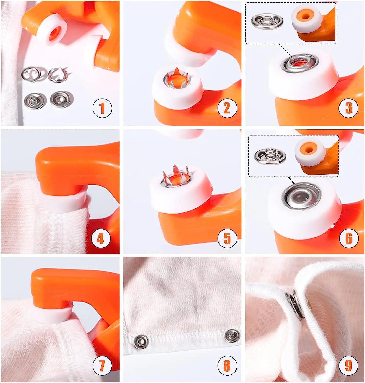 LuxiFix Knoppen Bevestigingsset | Eenvoudig en snel knoppen bevestigen met een gratis extra set