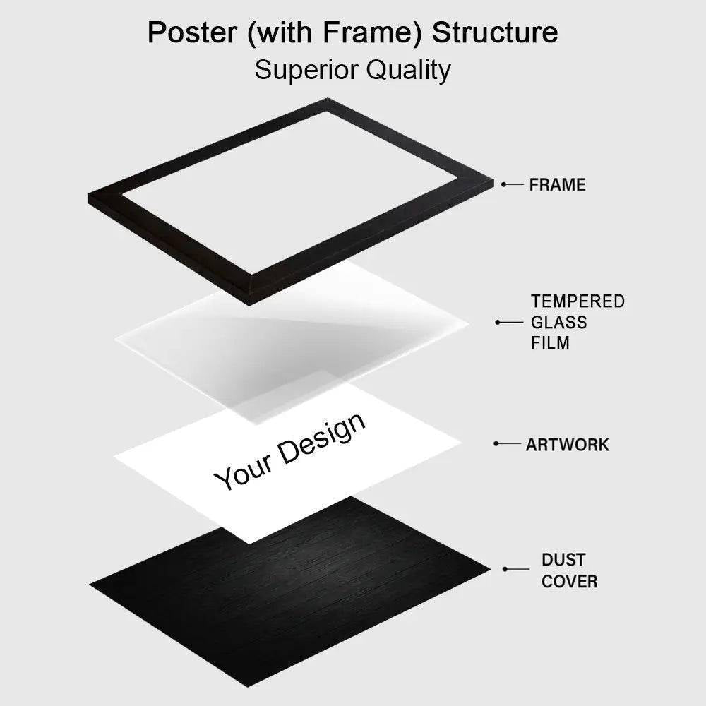 Dad And Sons Daughters Retro Vintage Beach Personalized Poster, Heartfelt Father's Day Gift For Dad