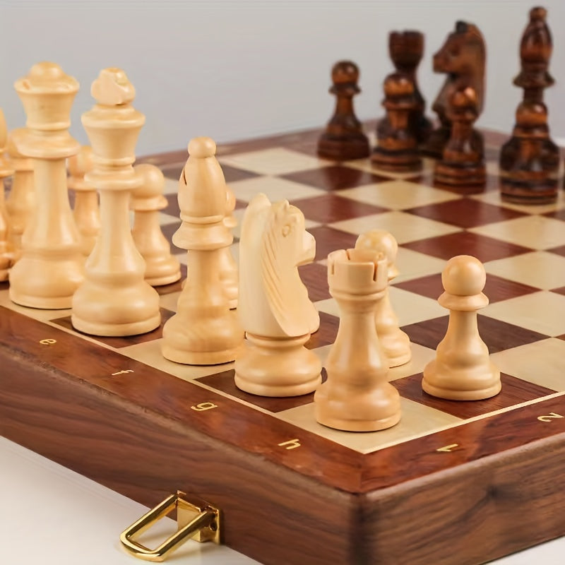 Hoogwaardige massief houten schaakspel voor competitie en verzameling