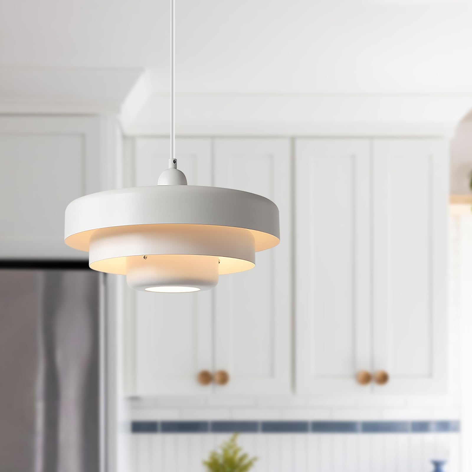 Scandinavische Glazen Hanglamp voor Moderne Woondecoratie