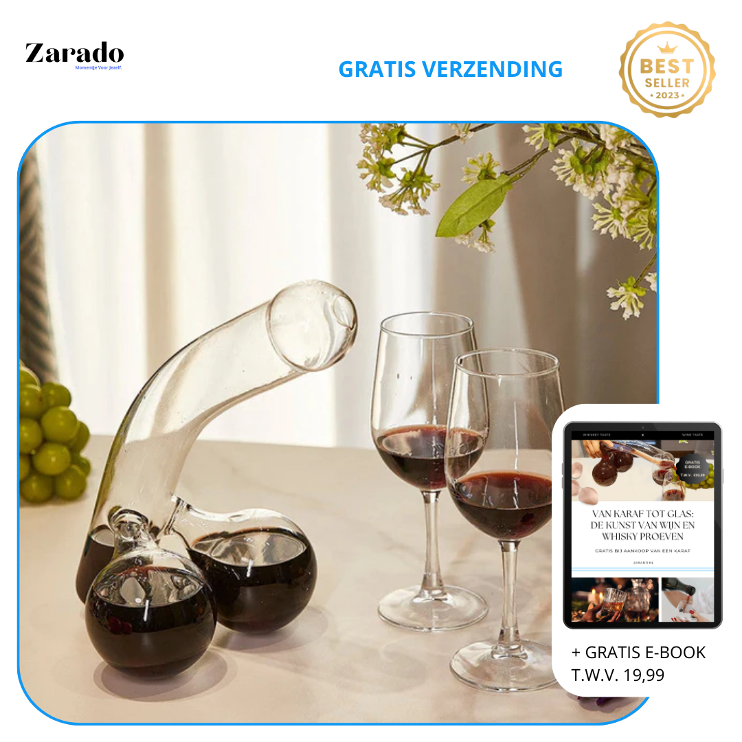 Whiskey/Wijn Karaf – Voor wie lachen even belangrijk is als proosten