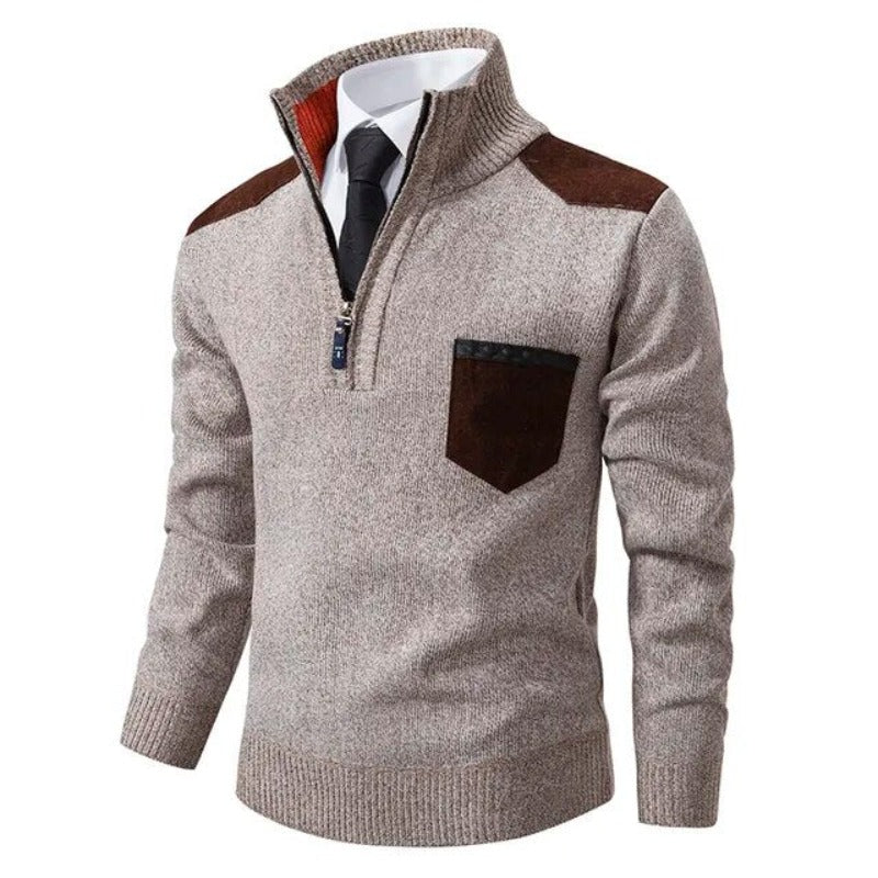 Herfst Luxe Kasjmier Herenpullover - Archer