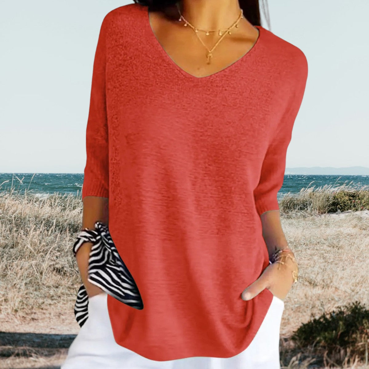 Gerda™ Zomer V-hals Top