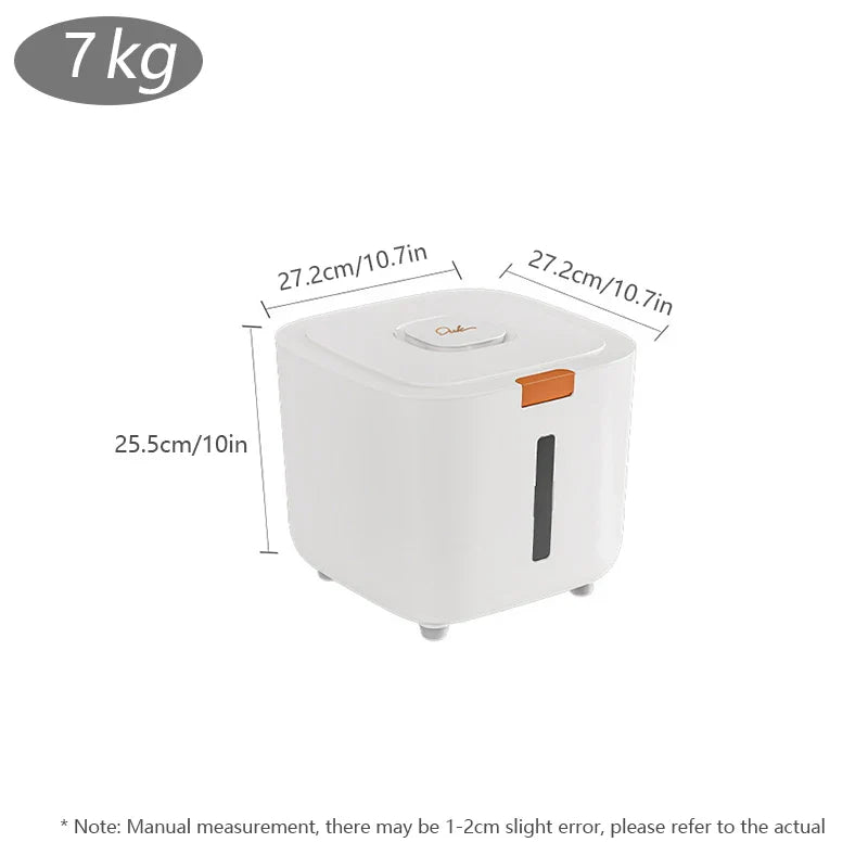 TrockenFutterPro Voercontainer voor Honden & Katten | Luchtdicht & Vochtbestendig | 3–7kg Opslag | Geurvrij