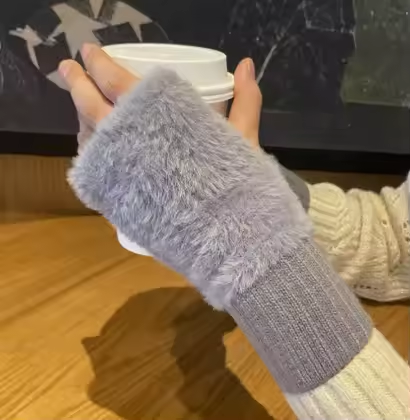 Unisex Fleece Vingerloze Handschoenen – Warm, Zacht en Functioneel