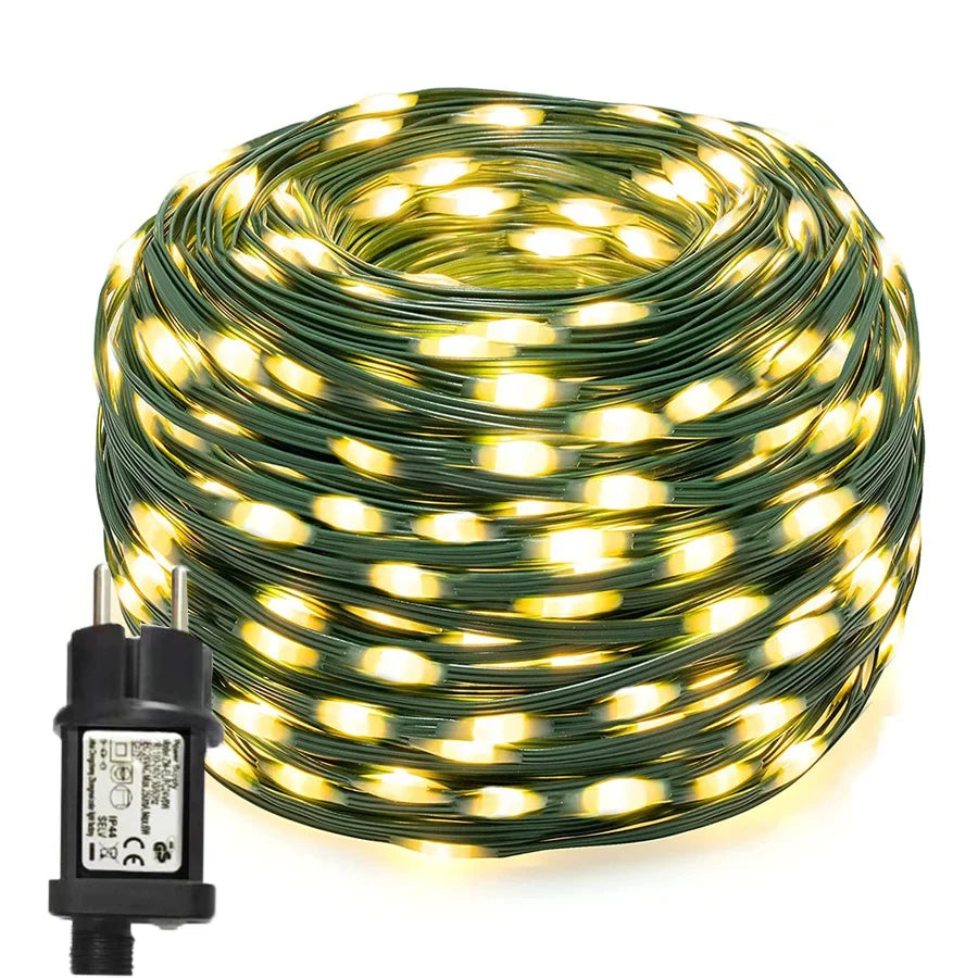 Waterdichte LED Kerstverlichting voor Buiten – Lichtslinger voor Tuin & Terras