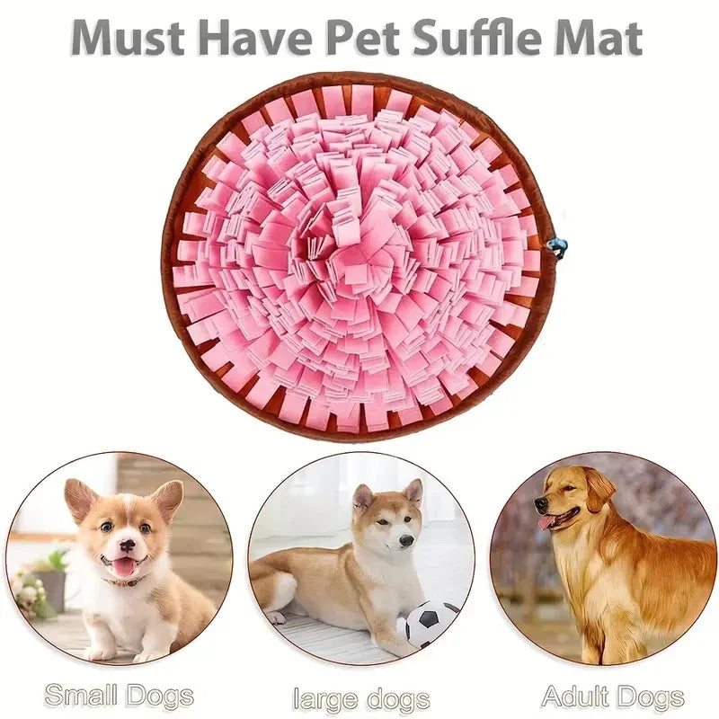 SchnuffelSpaß | Wasbare Snuffelmat voor Honden | Intelligentie- & Trainingsspeelgoed | Vouwbaar & Antislip