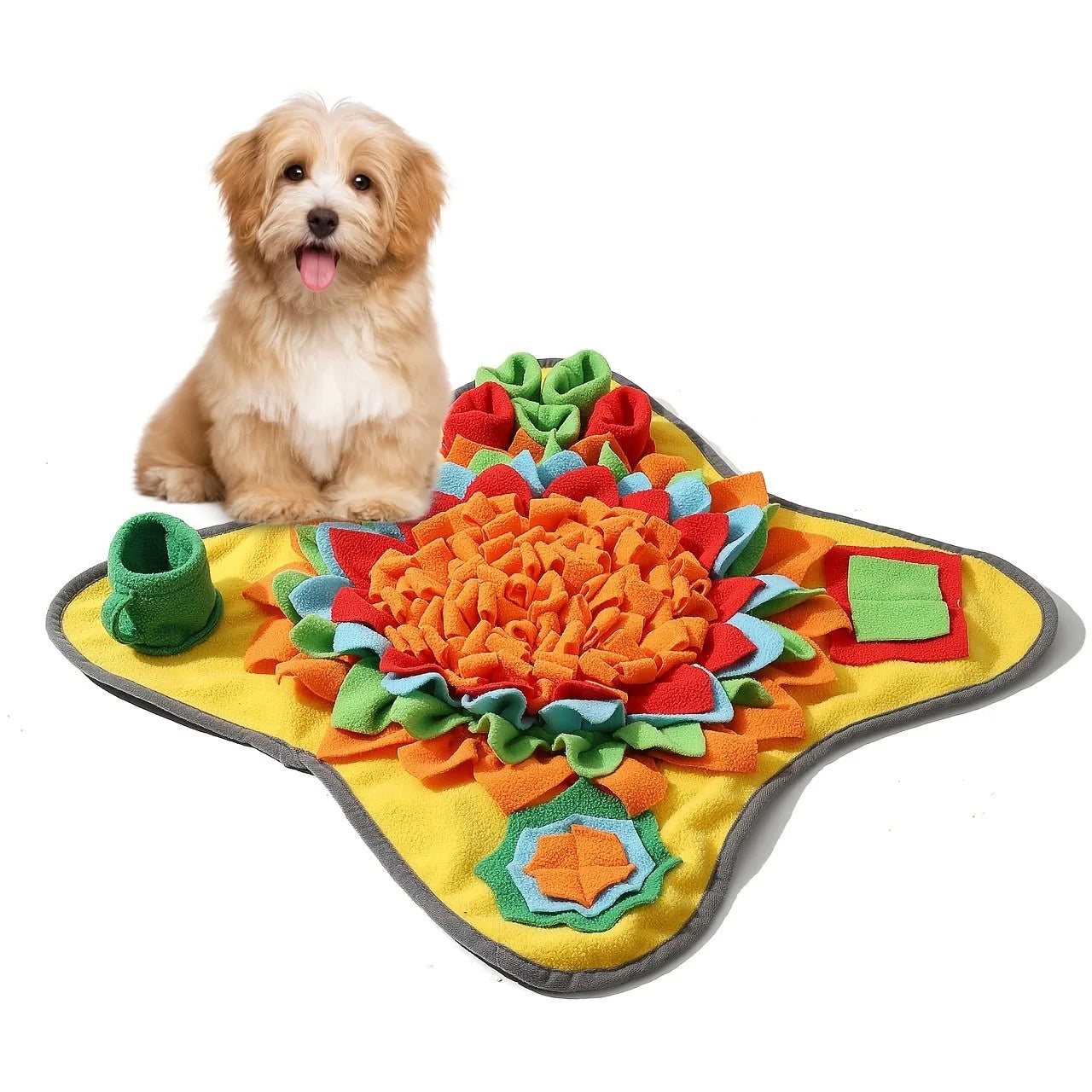 SnuffelPlezier | Intelligente Snuffelmat voor Honden | Interactief Voedsel Speelgoed tegen Verveling | Bevordert Natuurlijke Zoekinstincten