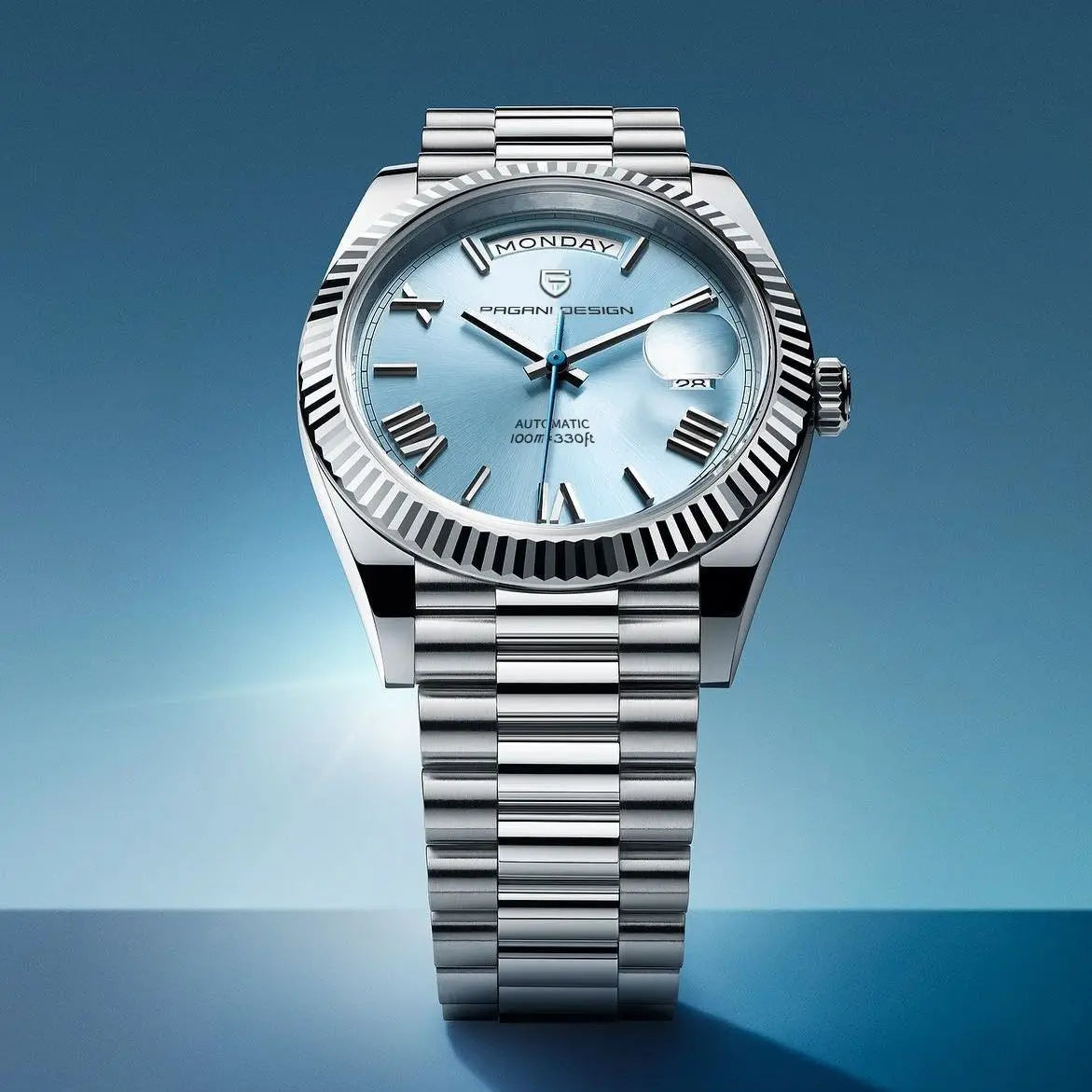 Luxueuze Heren Automatisch Horloge – RVS, zelfopwindend, kalenderfunctie – Stijl voor elke gelegenheid