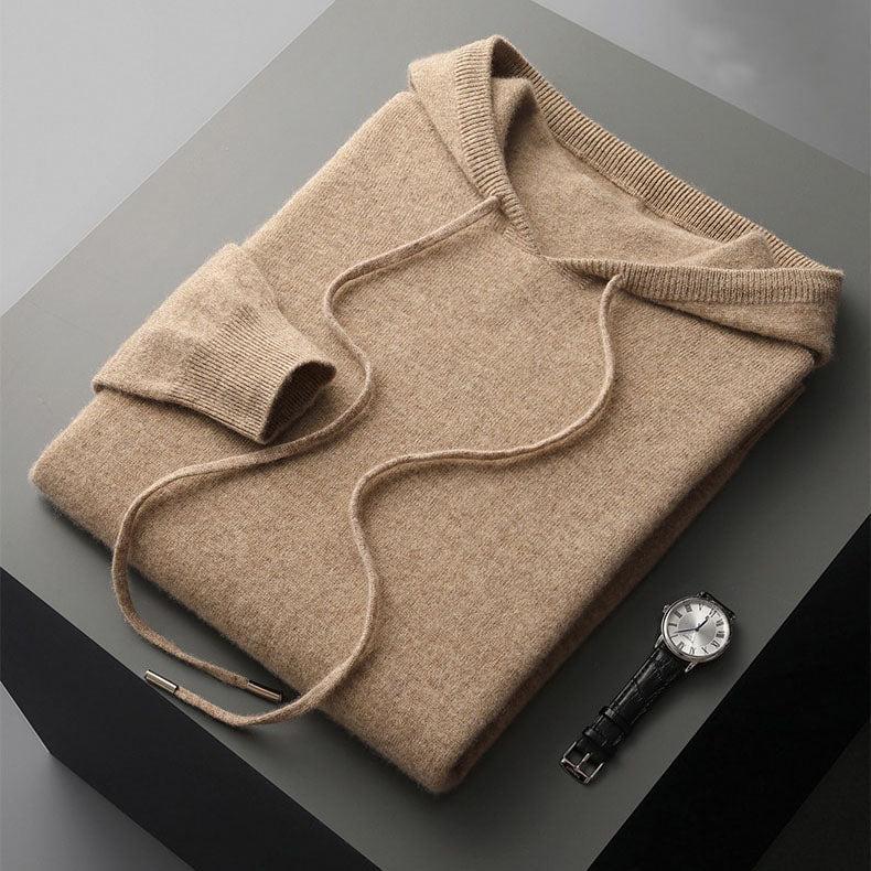 Merinowollen hoodie voor heren